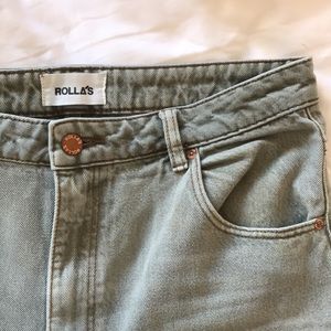 ROLLA’S Grey Dusters high rise slim jeans, size 31
